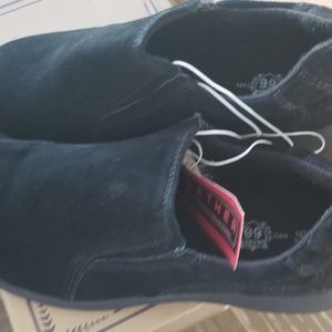 Women's Suede Slide On Shoes